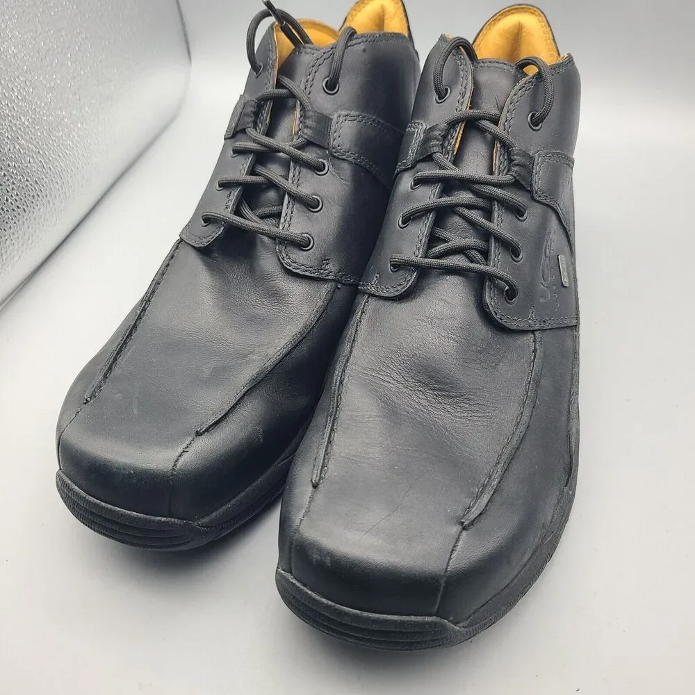 Ugg Mens Boots Black Lace Up Bicycle Toe #5552 Waterproof Vibram Size 13